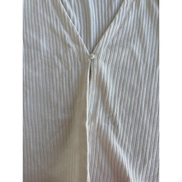 Old Navy White Single Button Cardigan Angelcore Romantic Coquette Cottagecore G - Picture 5 of 6